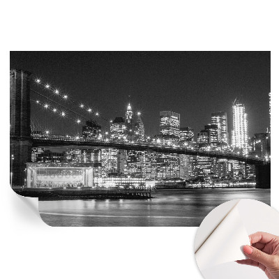 Fototapeta samoprzylepna do salonu Nocna panorama