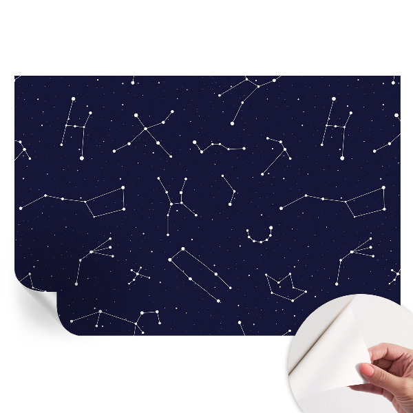 Fototapeta samoprzylepna do sypialni Astro niebo