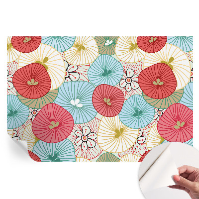 Fototapeta samoprzylepna do salonu Kwiatowy wzór