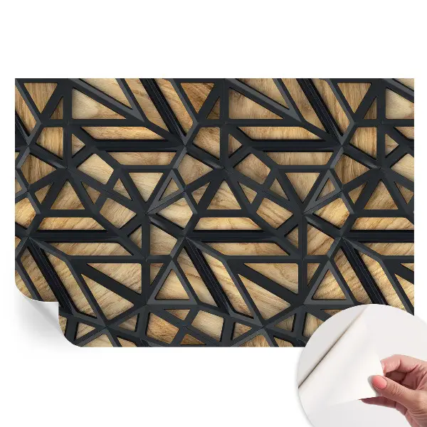 Samoprzylepna tapeta fotograficzna z geometrycznym wzorem