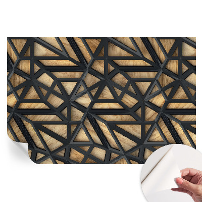 Samoprzylepna tapeta fotograficzna z geometrycznym wzorem