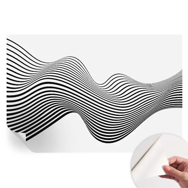 Samoprzylepna fototapeta dynamiczna abstrakcja do sypialni
