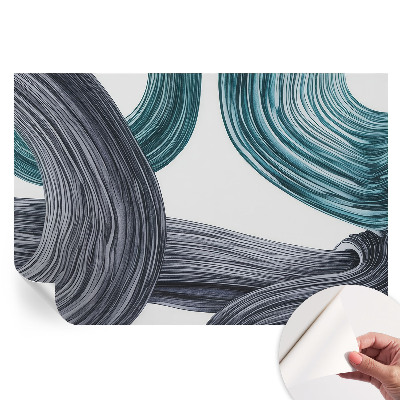 Fototapeta samoprzylepna do sypialni Płynne linie