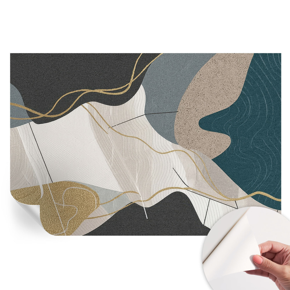 Nowoczesna fototapeta do salonu Abstrakcyjne formy