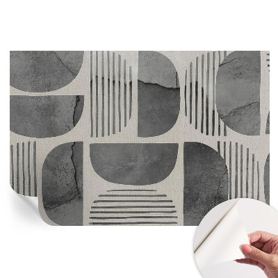 Samoprzylepna fototapeta na ścianę z motywem kształtów geometrycznych