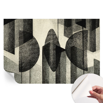 Samoprzylepna tapeta fotograficzna geometryczne kształty