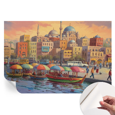 Fototapeta samoprzylepna do salonu Miejskie wybrzeże