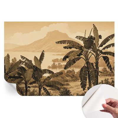 Samoprzylepna fototapeta na ścianę Tropikalna panorama