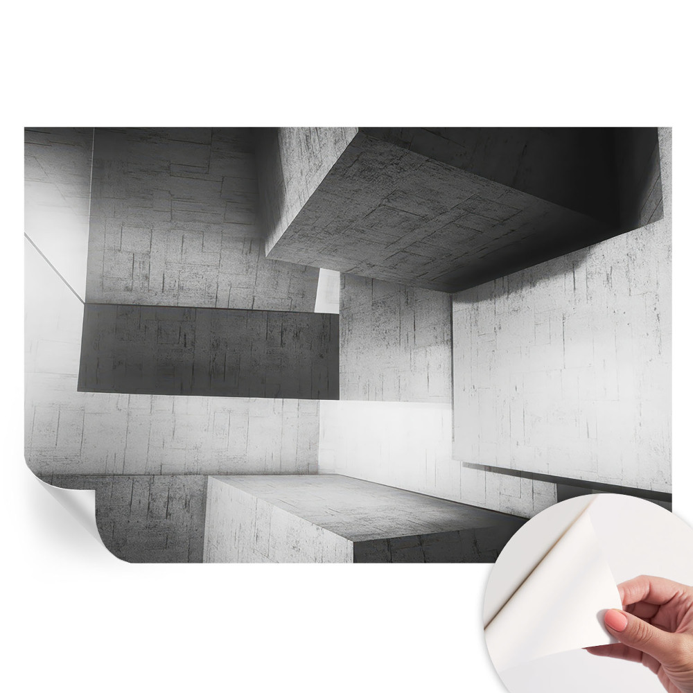 Samoprzylepna tapeta fotograficzna Geometryczne rzeźby