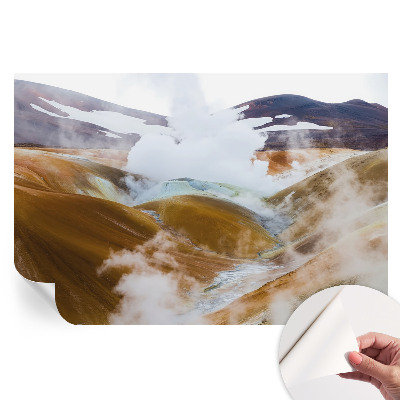 Fototapeta samoprzylepna na ścianę Wulkaniczne wzgórza