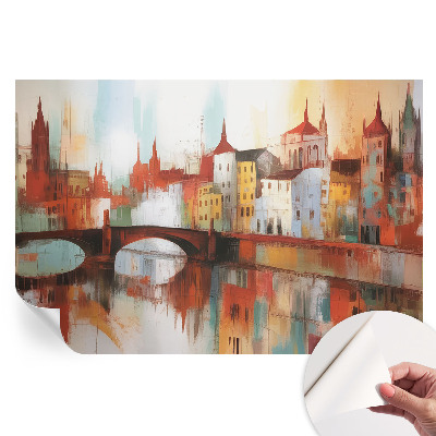 Fototapeta samoprzylepna do sypialni Miejski pejzaż