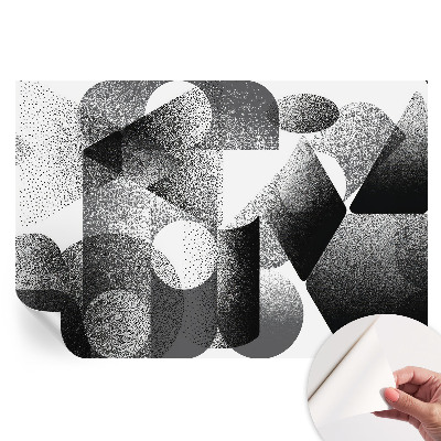 Samoprzylepna tapeta fotograficzna geometryczne kształty