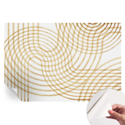 Samoprzylepna fototapeta Geometryczne sploty do sypialni