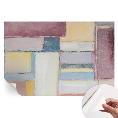 Samoprzylepna tapeta fotograficzna geometryczne formy