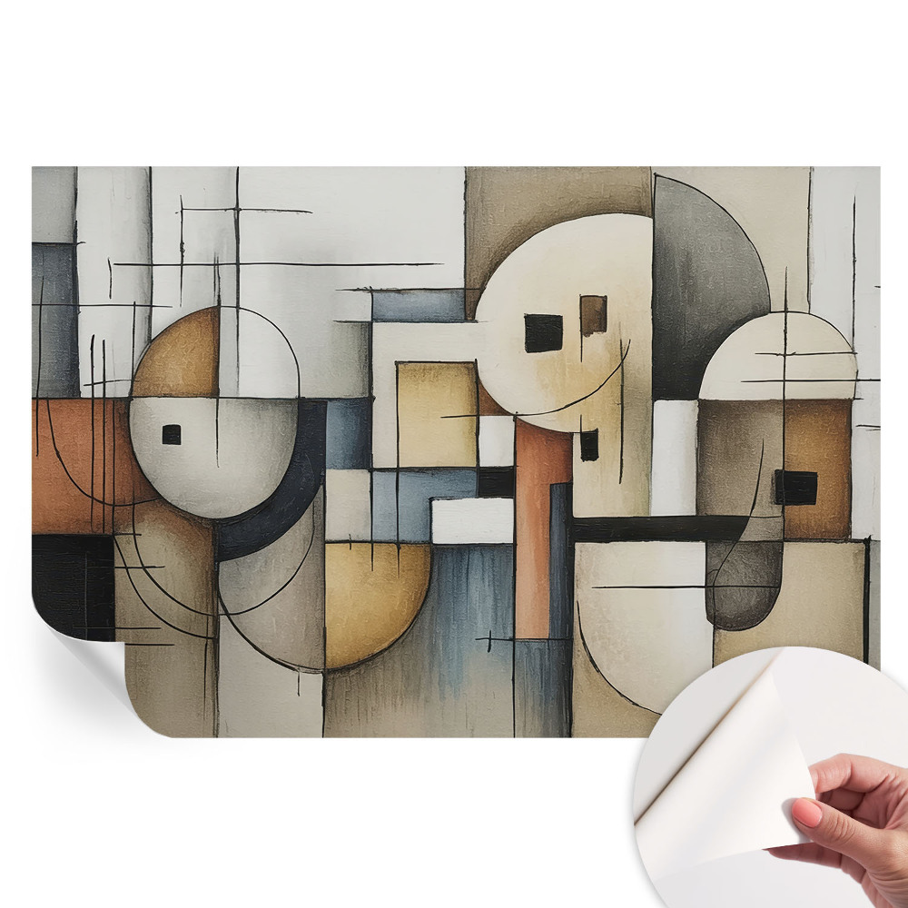 Samoprzylepna tapeta fotograficzna Geometryczna harmonia