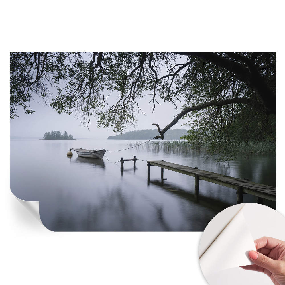 Samoprzylepna fototapeta Spokojne jezioro do salonu