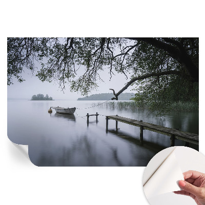 Samoprzylepna fototapeta Spokojne jezioro do salonu