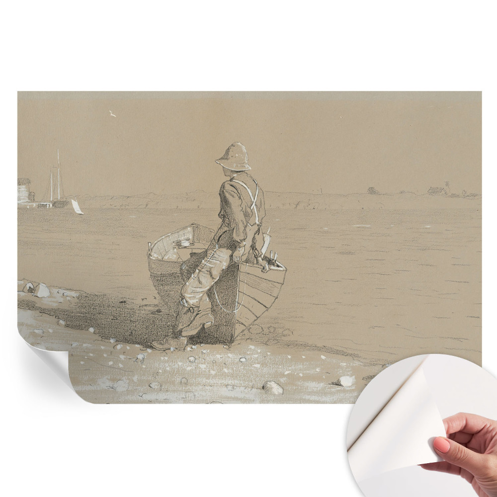 Samoprzylepna fototapeta na ścianę z nostalagiczną sceną