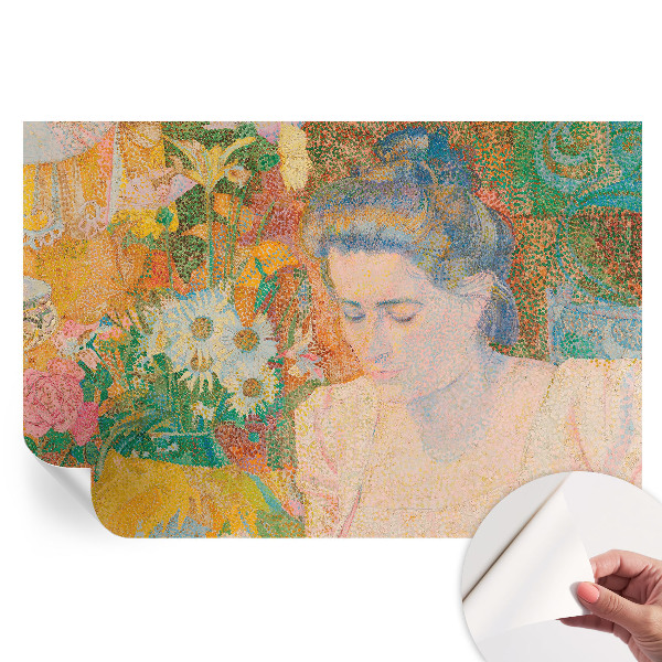 Fototapeta samoprzylepna do sypialni Kwiatowy portret
