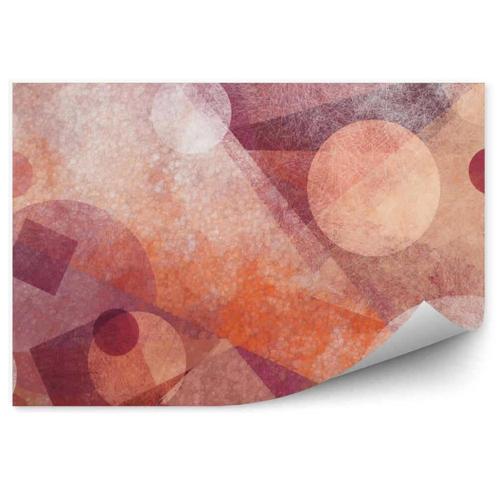 Fototapeta Nowoczesne geometryczne tło z różnych tekstur i kształtów