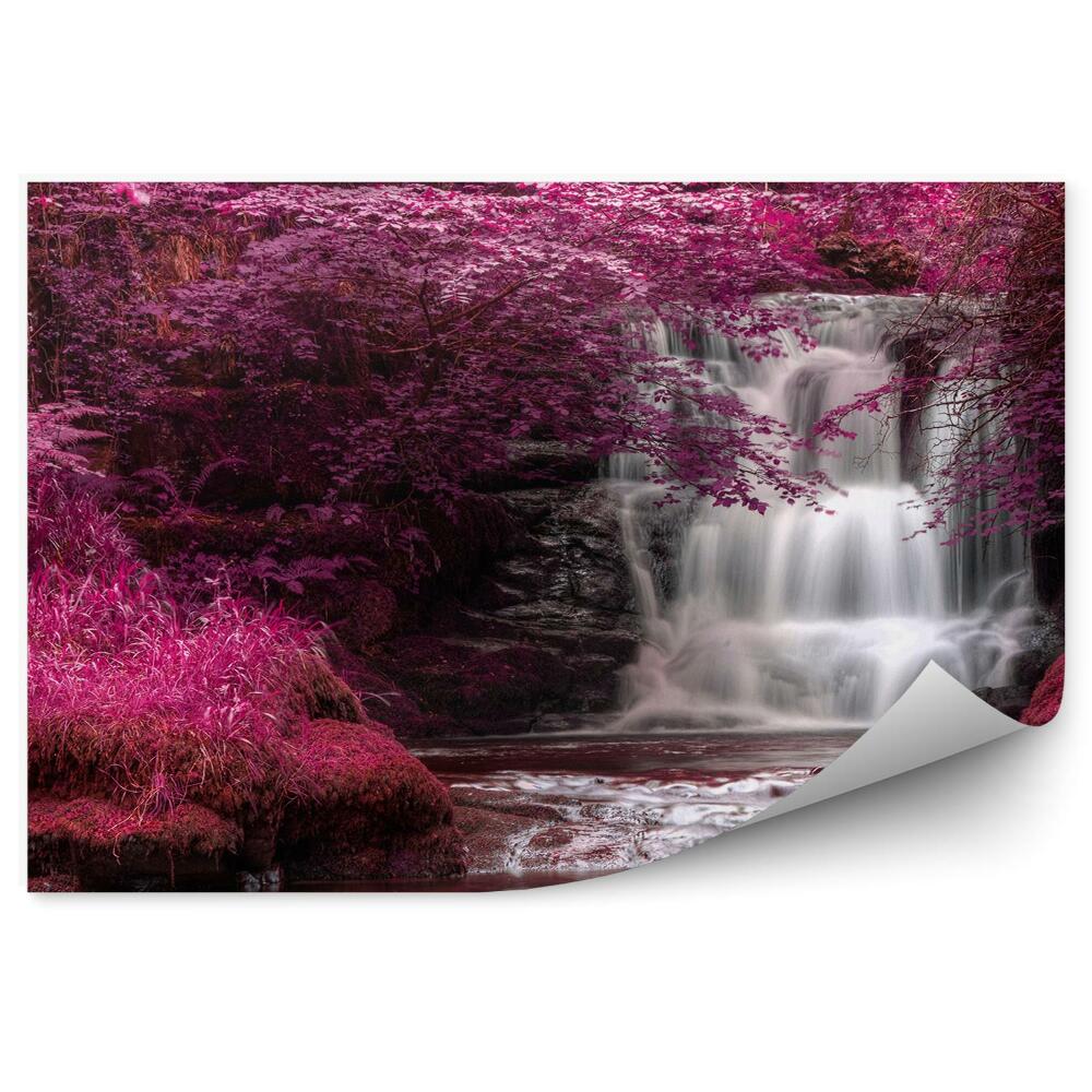 Okleina ścienna Kolorowy surrealistyczny wodospad natura