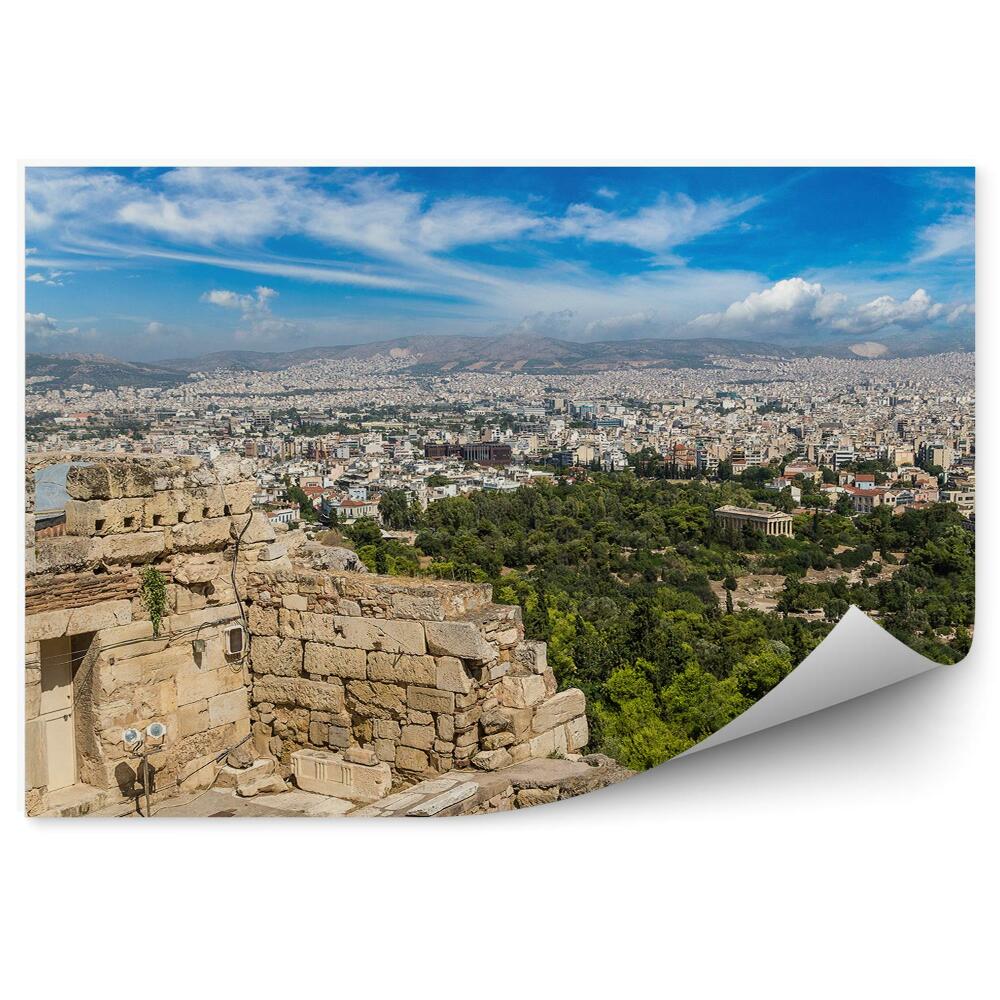 Fototapeta Świątynia hefajstosa ateny panorama miasta
