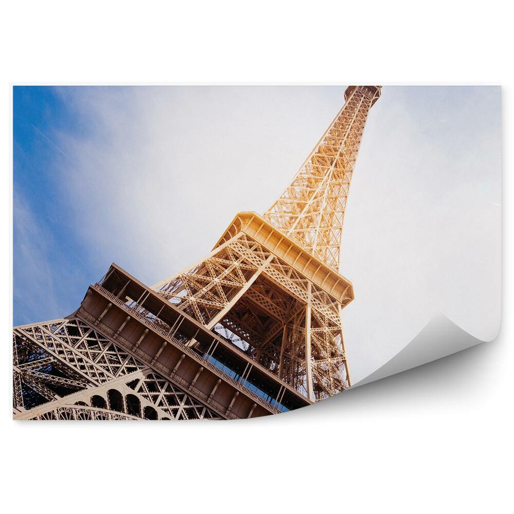 Fototapeta samoprzylepna Zbliżenie wieża eiffla paryż architektura