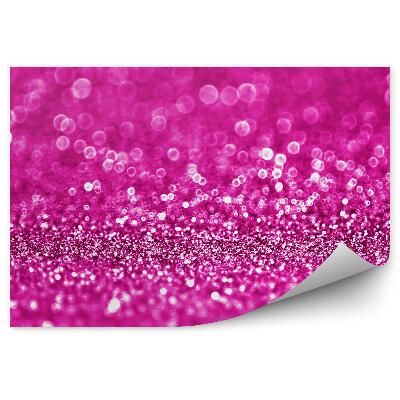 Fototapeta na ścianę Różowe tło punkty