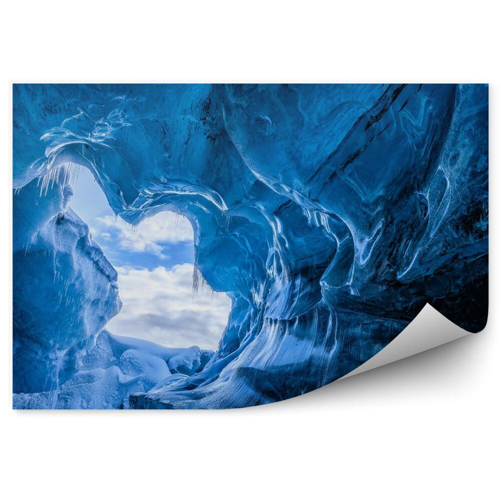 Fototapeta Niesamowita jaskinia lodowcowa