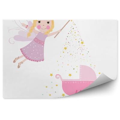 Fototapeta Mała wróżka magia wózek dziecięcy