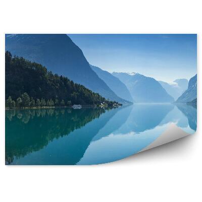 Fototapeta Jezioro lovatnet norwegia