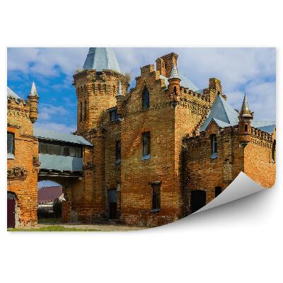 Okleina na ścianę Murowana brama zamku