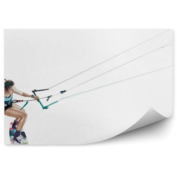 Fototapeta samoprzylepna Kitesurfing sport wodny