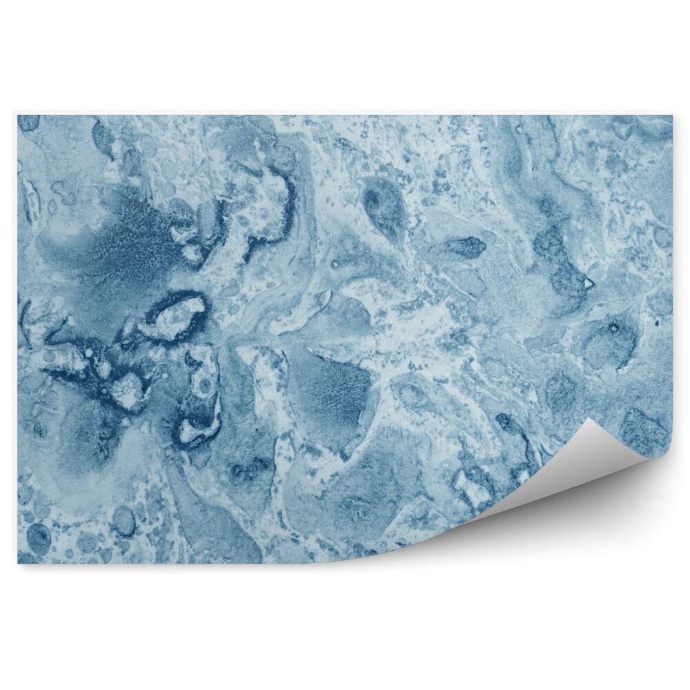 Okleina ścienna Marmurowa niebieska tekstura