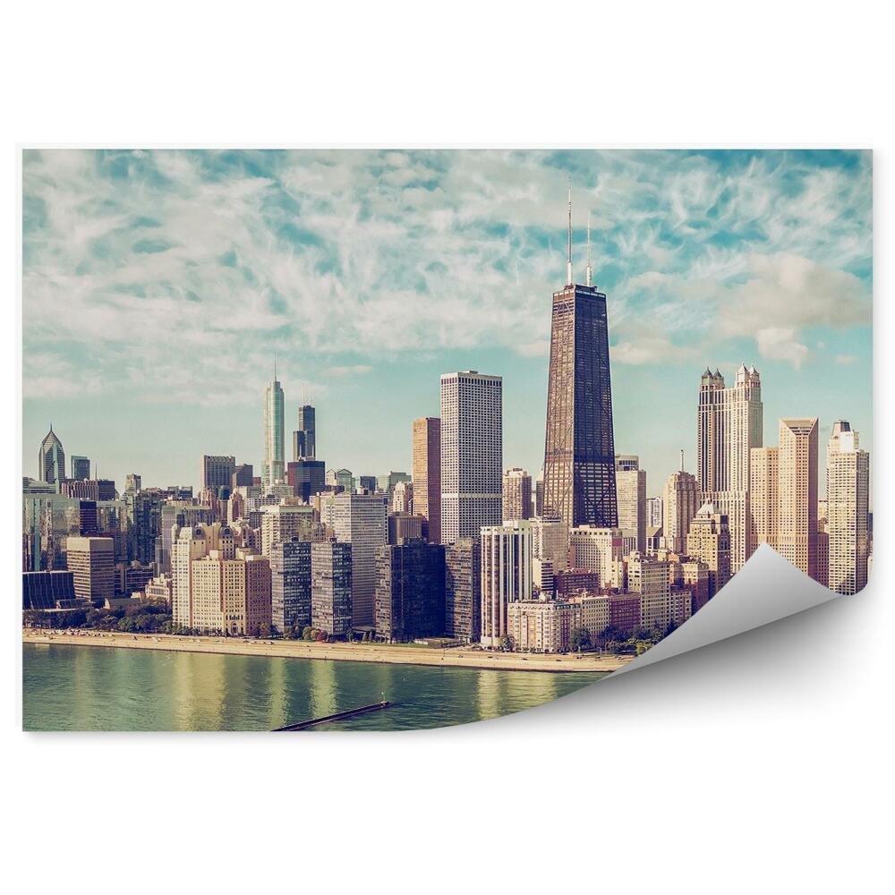 Fototapeta na ścianę wieżowce ocean niebo Chicago