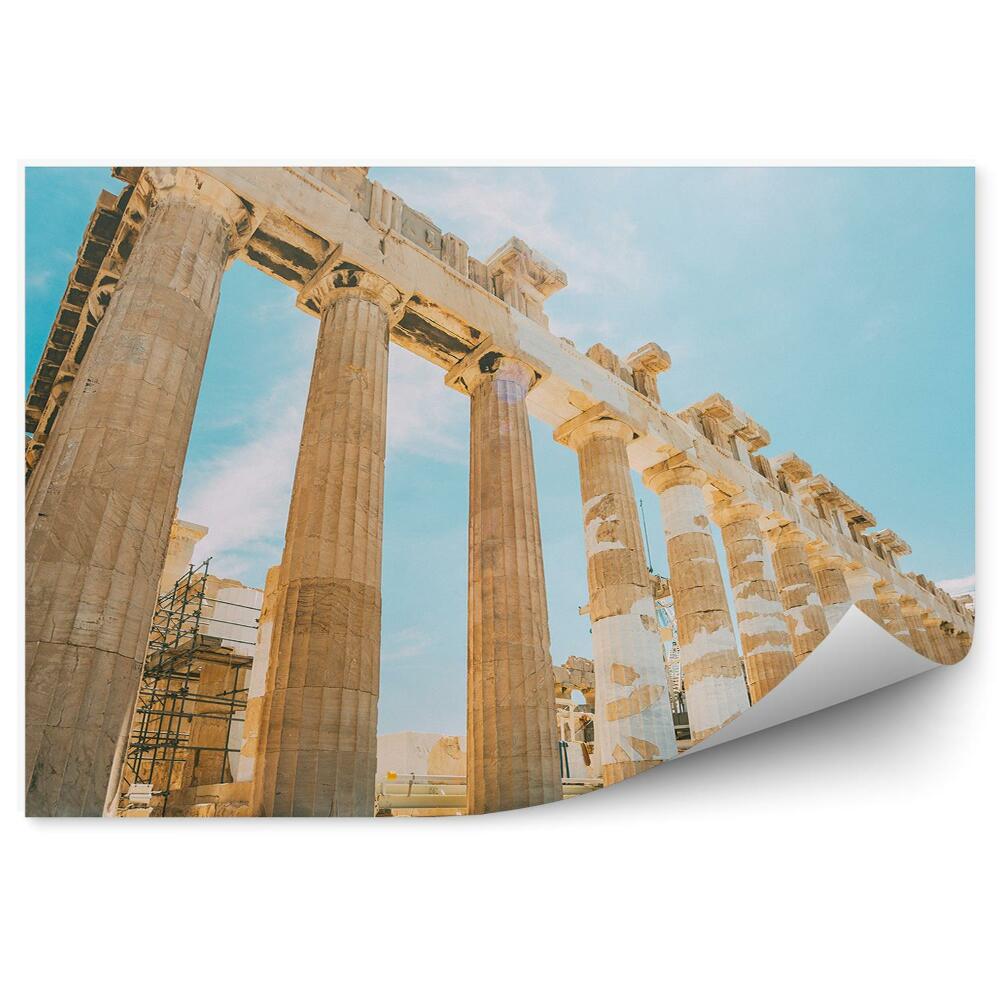 Okleina na ścianę Akropol perspektywa na ruiny świątyni