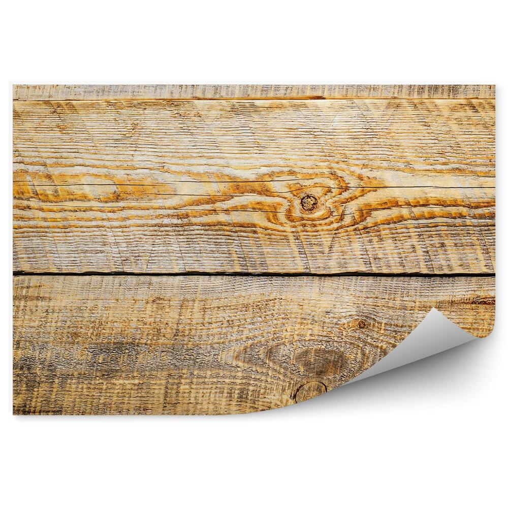 Fototapeta samoprzylepna Drewniane deski z widocznymi żłobieniami