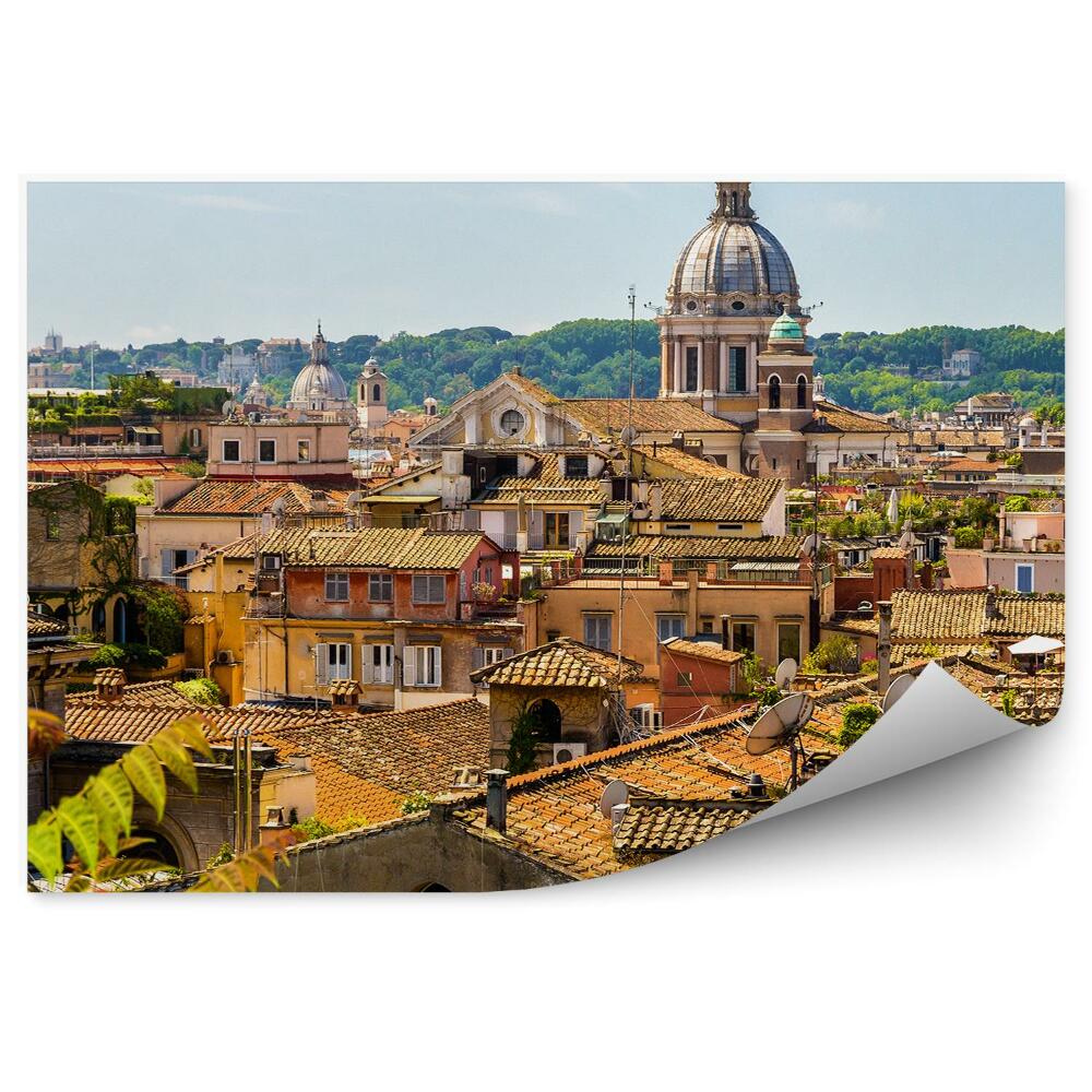 Fototapeta na ścianę widok z historycznym centrum Rzymu Włochy