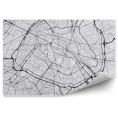 Fototapeta na ścianę Mapa miasta paryż francja