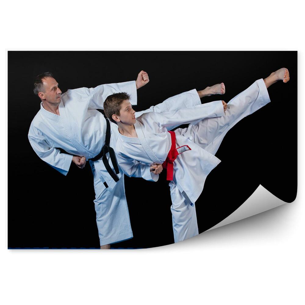 Fototapeta samoprzylepna Trening karate