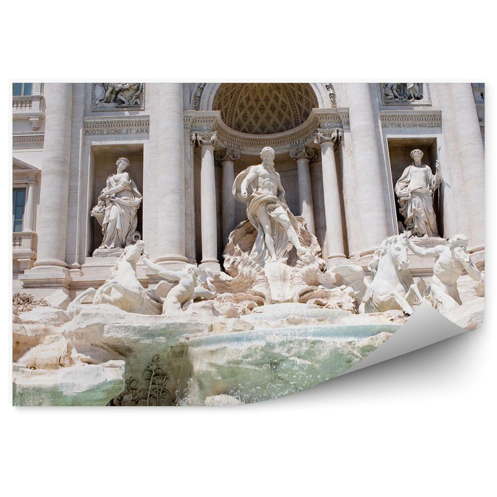 Fototapeta Fontanna rzeźby woda rzym