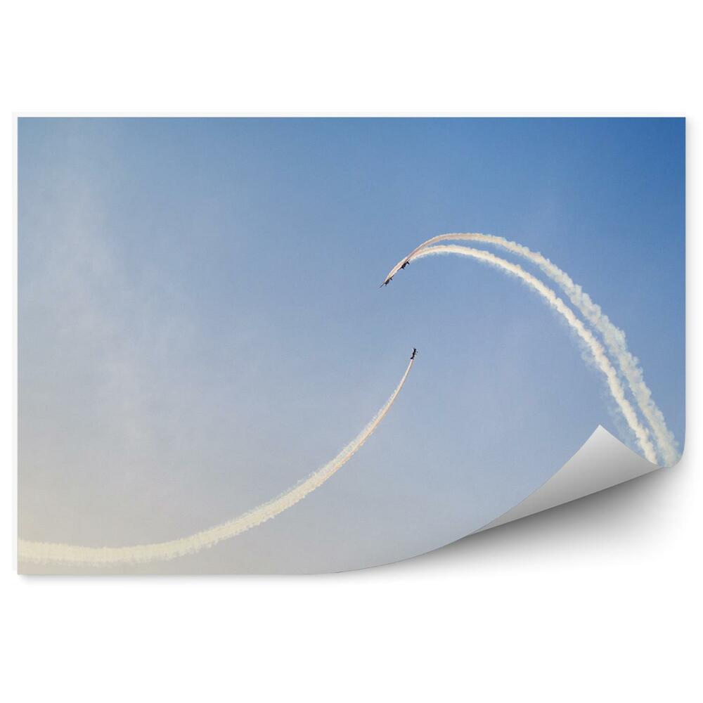 Fotopeta Samoloty akrobatyczny lot pokaz dym niebo