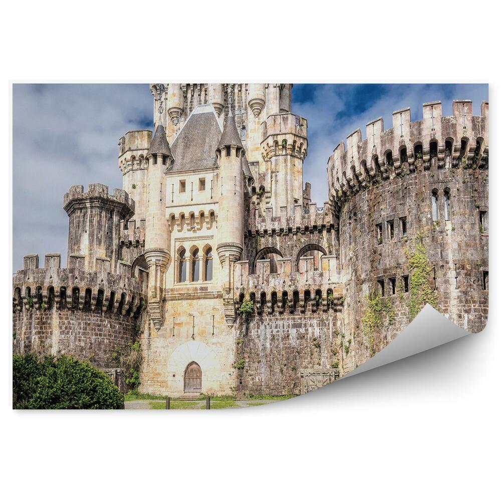 Okleina na ścianę Hiszpania zamek butron architektura kultura