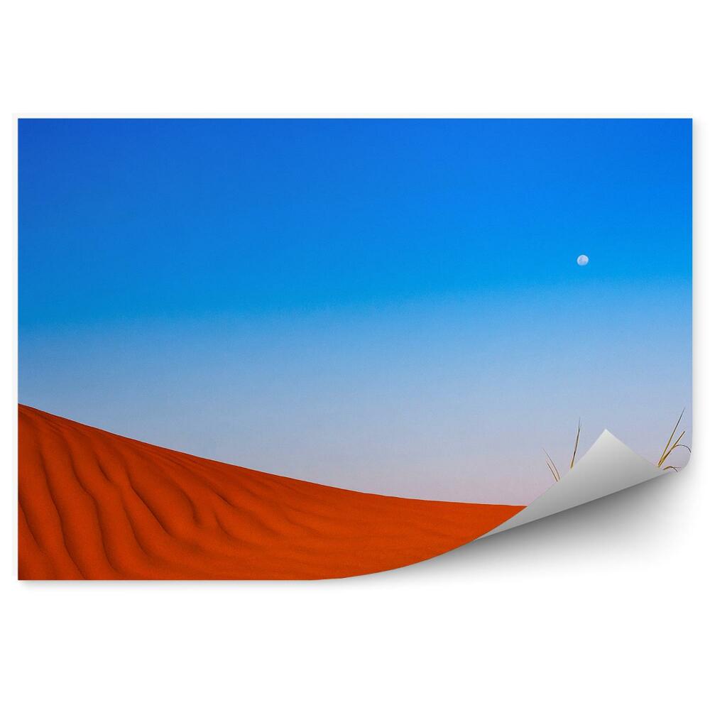 Okleina ścienna Czerwona wydma namibii afryka księżyc