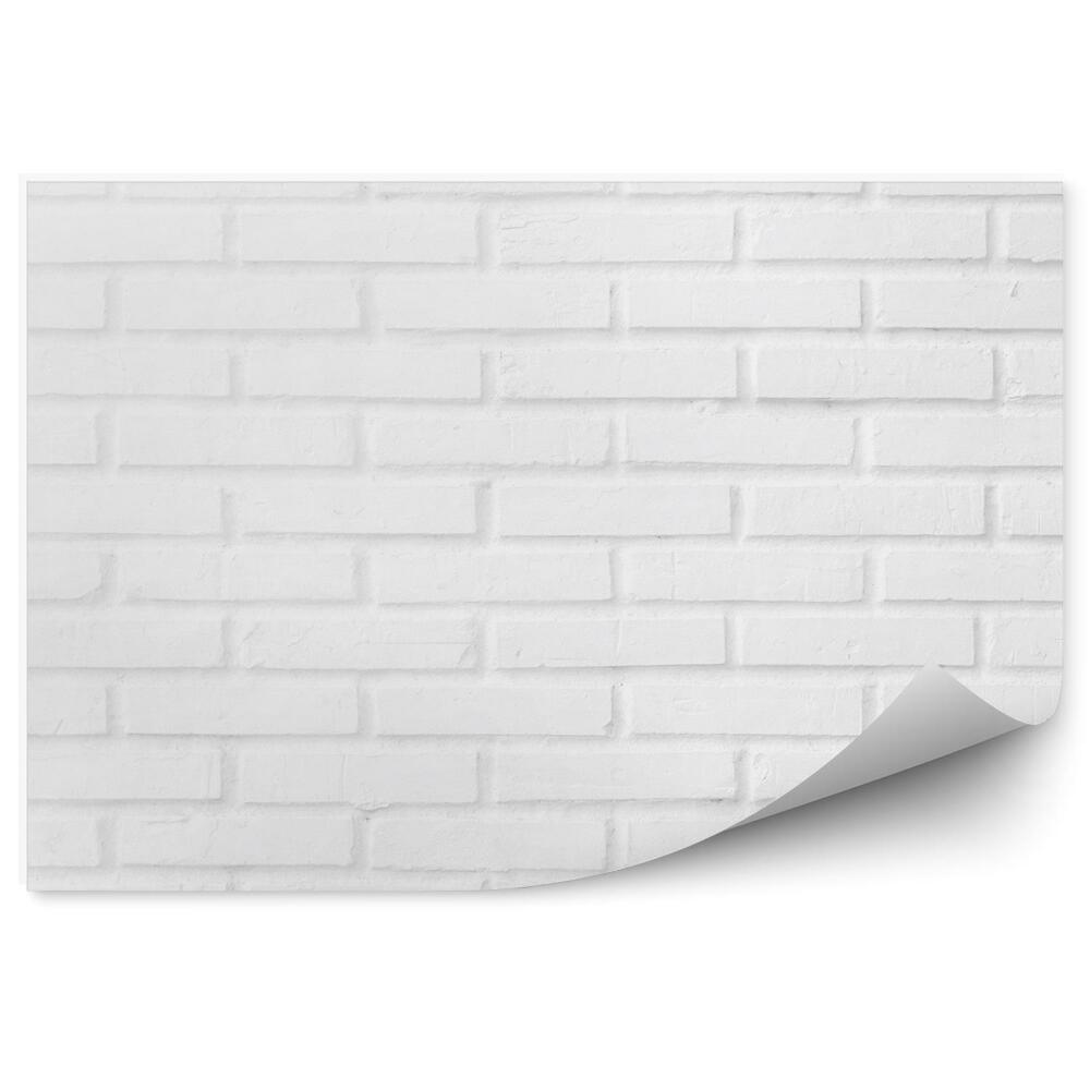 Okleina ścienna ściana biała cegła