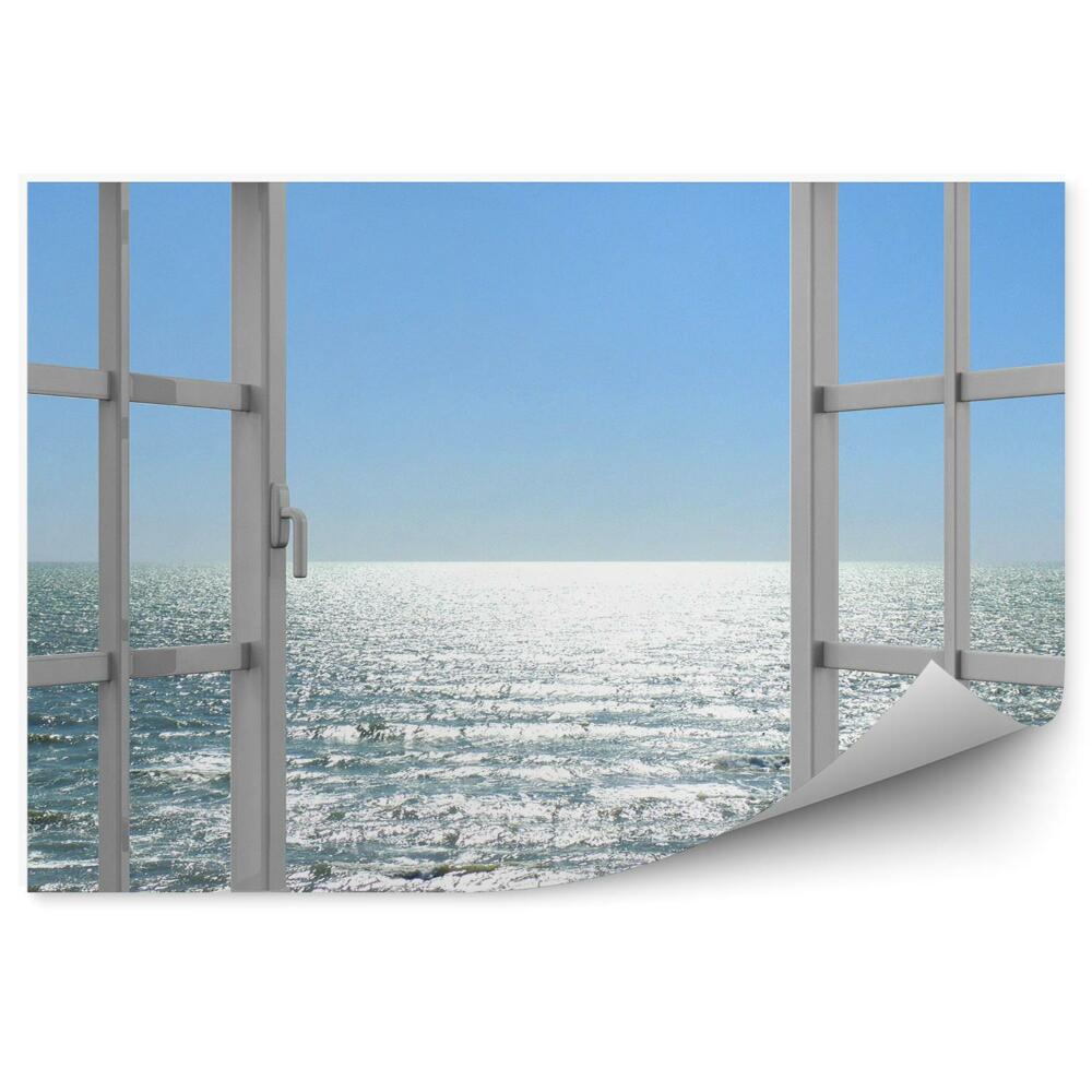 Fototapeta na ścianę Otwarte okno i łagodne morze