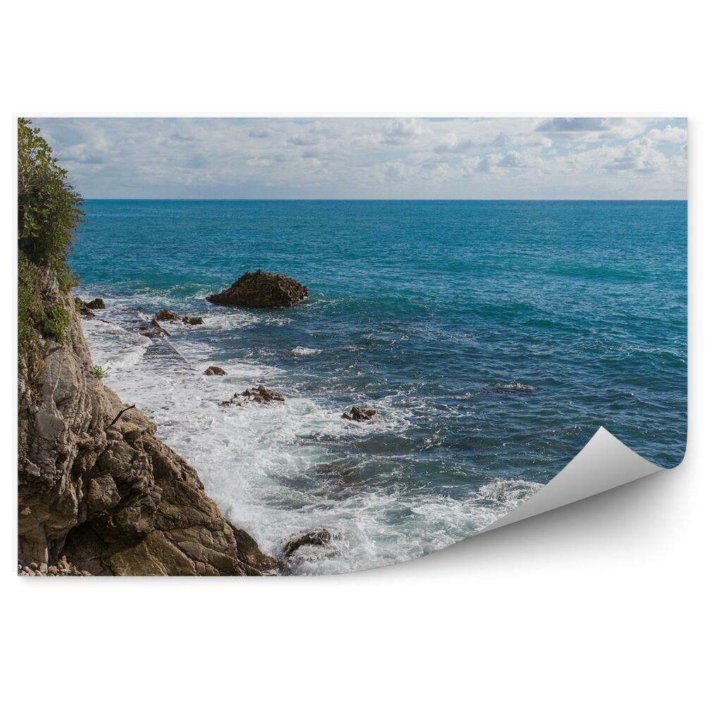 Fototapeta na ścianę Skały wzgórze Adriatyk fale woda