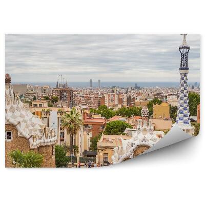 Okleina ścienna parku Guell Barcelona Hiszpania