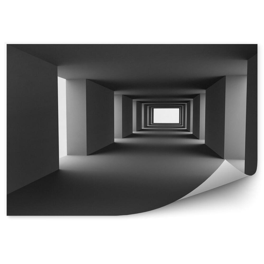 Fototapeta Tunel zmieniających się jasnych i ciemnych pasów