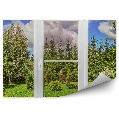 Fototapeta na ścianę Mały las ogród przy domu